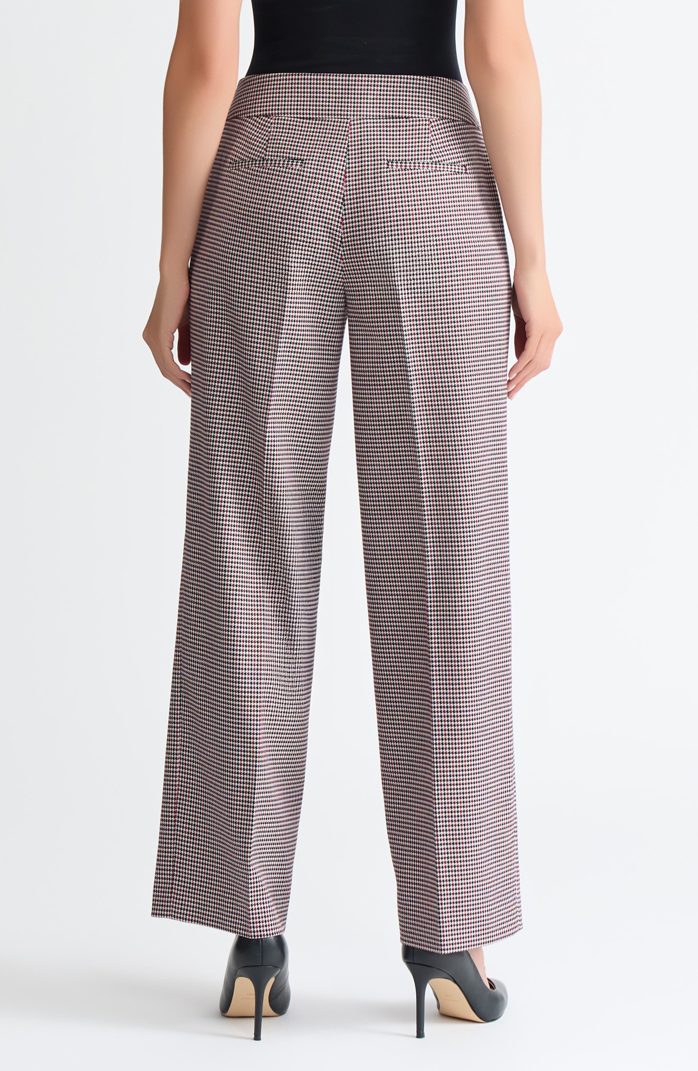 Houndstooth Wide Leg Pants - image 2