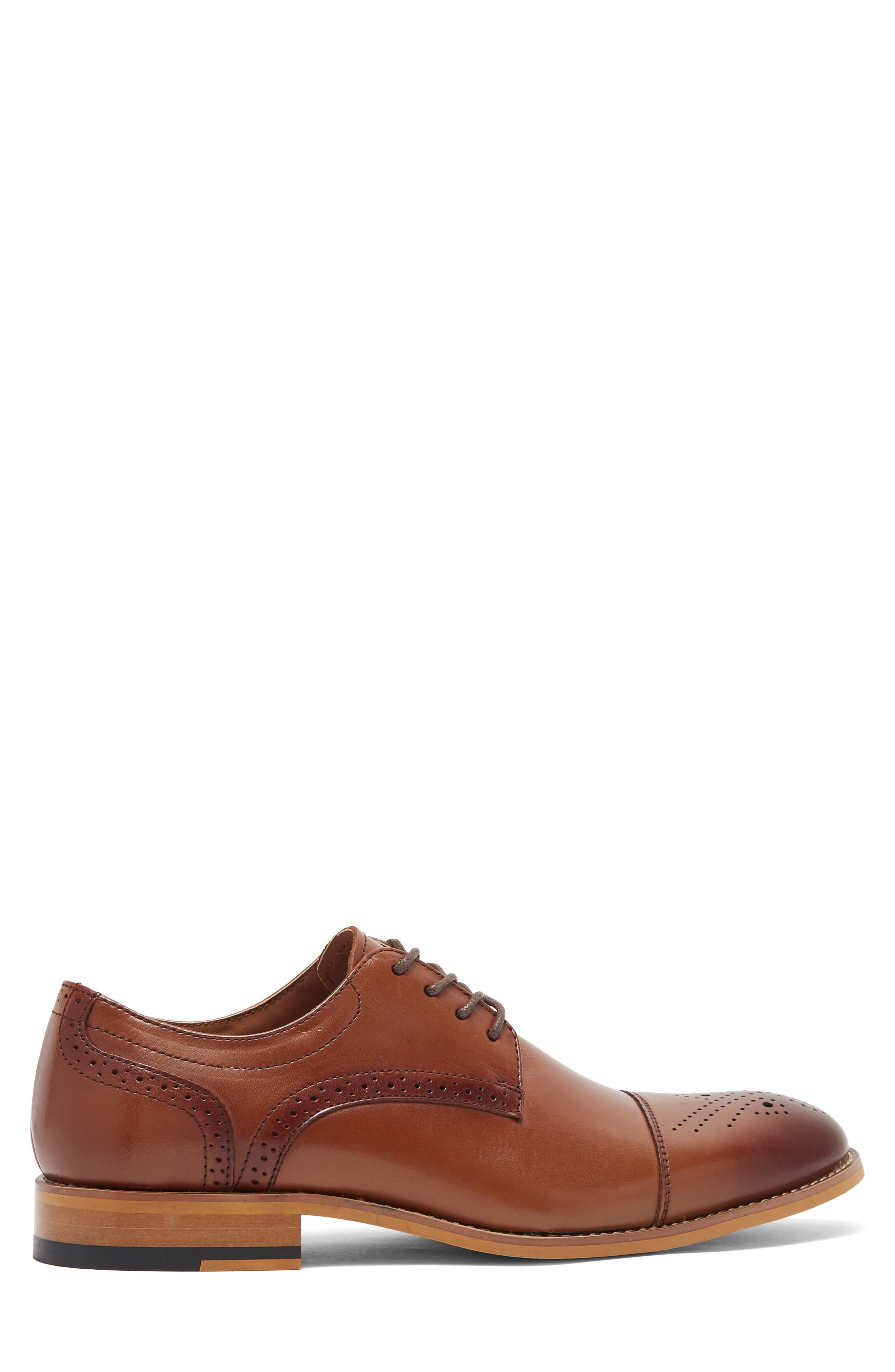 Stacy Adams Darren Cap Toe Derby, Alternate, color, 