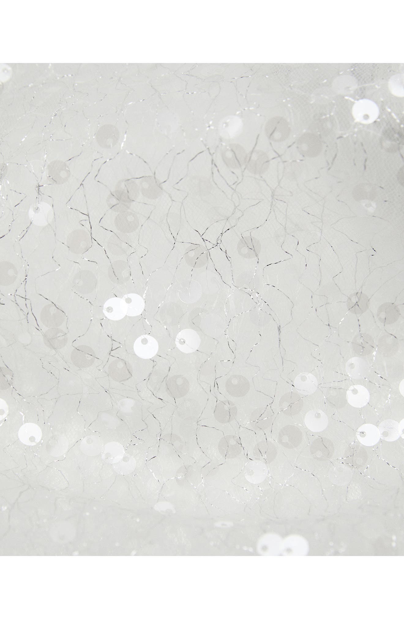 MANGO Sequin Shoulder Bag, Alternate, color, White