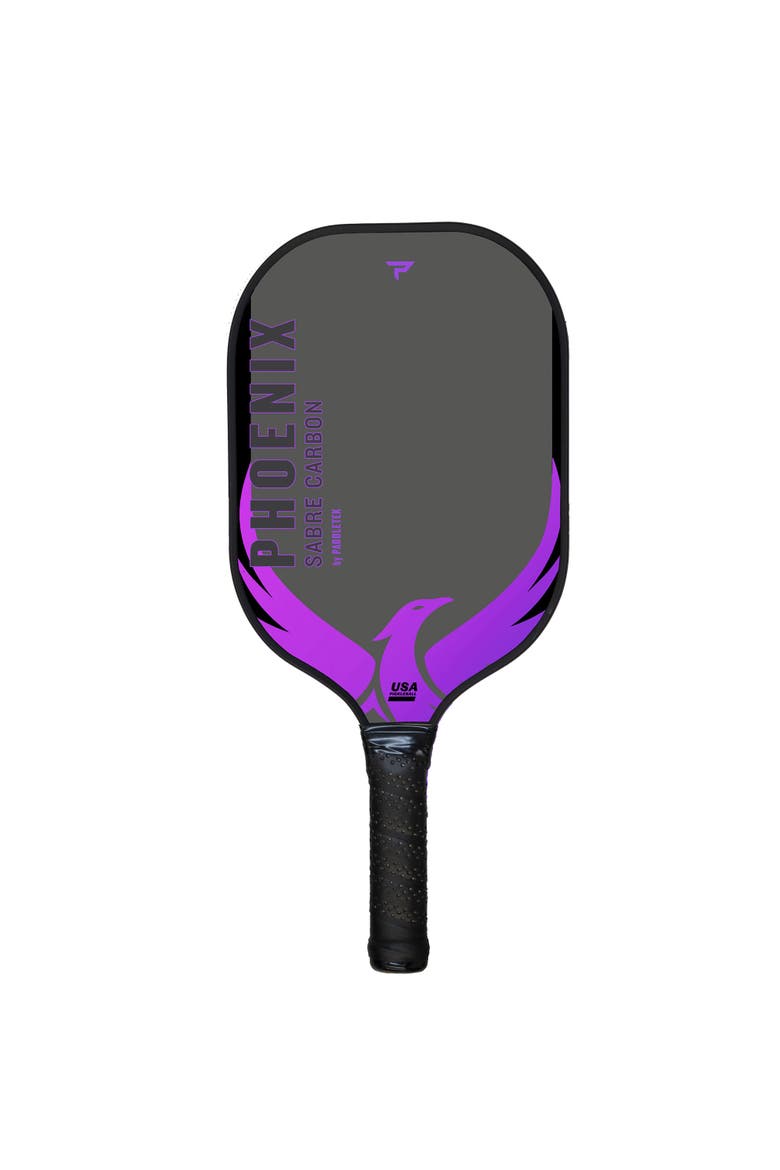Phoenix Genesis Sabre Carbon Pickleball Paddle, Main, color, Aurora Purple