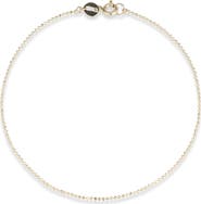 Ember Fine Jewelry <p>14K Gold Dainty Ball Anklet</p>