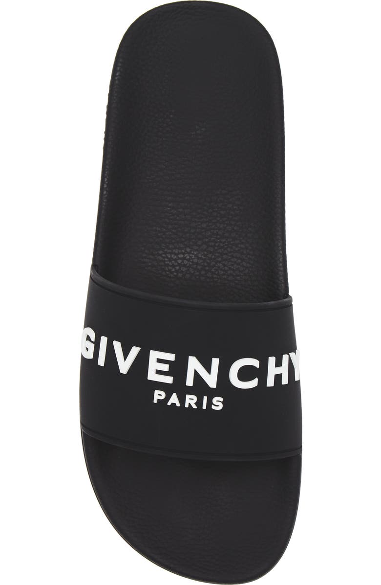 Givenchy Logo Slide Sandal, Alternate, color, 003 Black