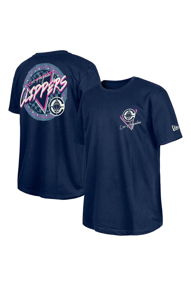 Navy LA Clippers Glow-in-the-Dark T-Shirt, Alternate, color, Navy