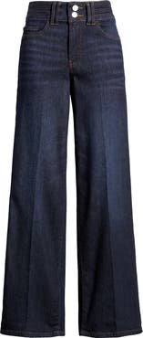 FRAME Triple Binding Slim Palazzo Jeans