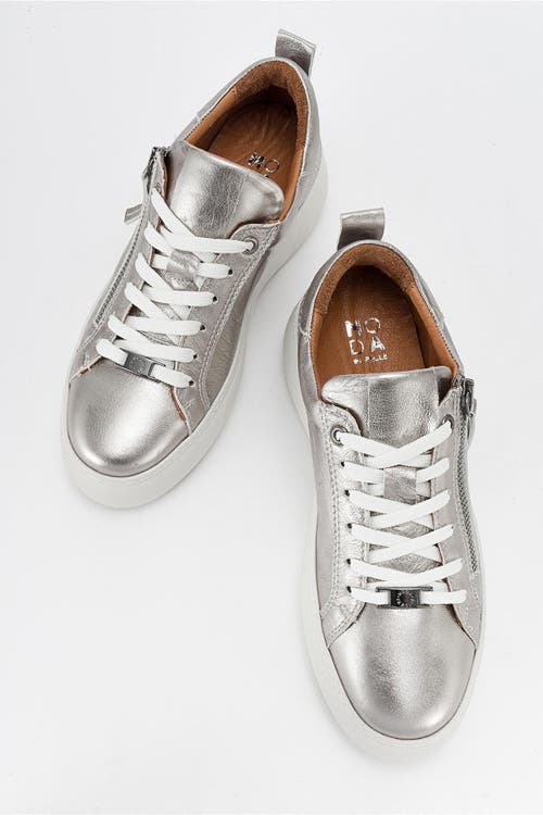 Forever & Always Shoes Allie Leather Zip Sneaker