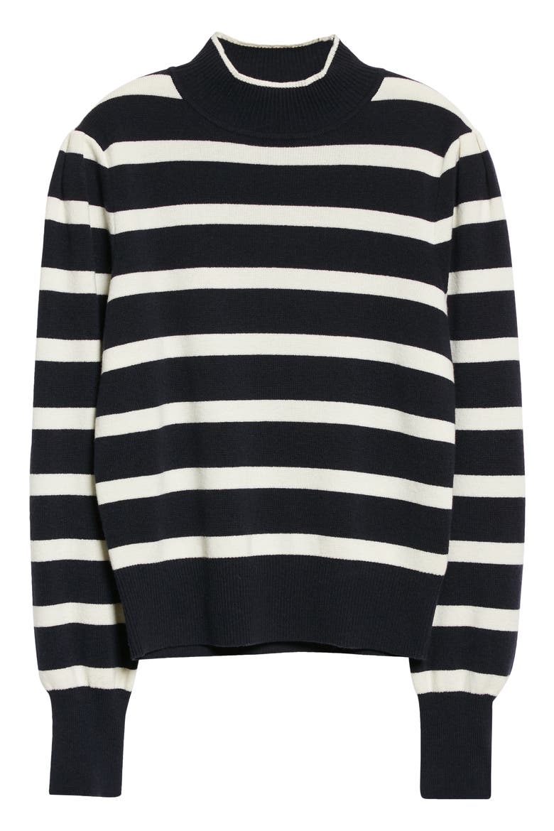 Fusila Stripe Mock Neck Wool Sweater, Alternate, color, OPEN MISC