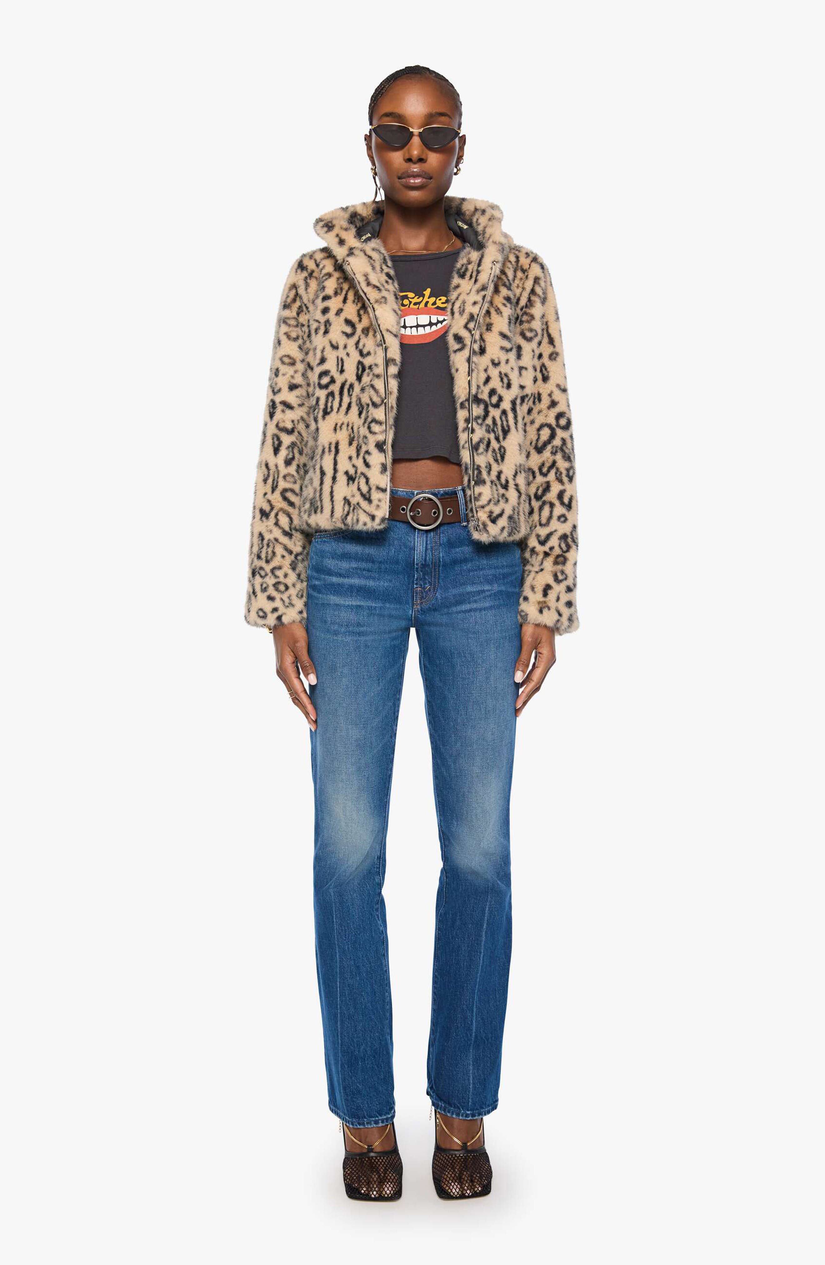 MOTHER The Hooded Polar Opposite Faux Fur Jacket (Women) | Nordstrom