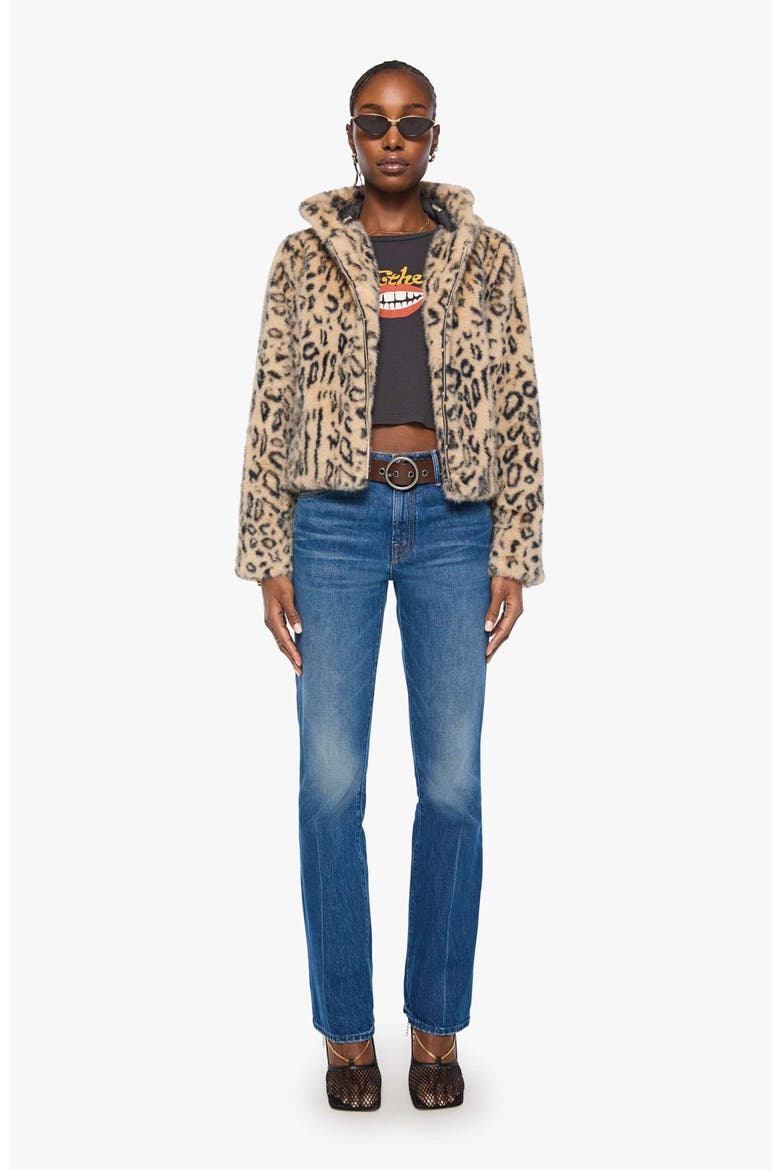The Hooded Polar Opposite Faux Fur Jacket, Alternate, color, SPOTTED COUNTER CULTURE