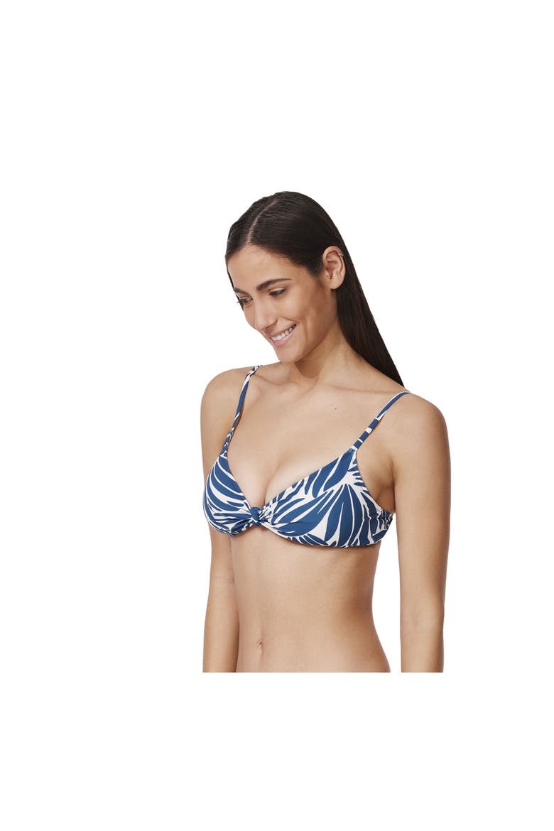 Comeback Bikini Top, Alternate, color, Petrol-White