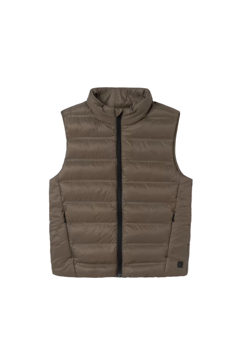Mayoral Lightweight Padded Vest, Main, color, Olive Green