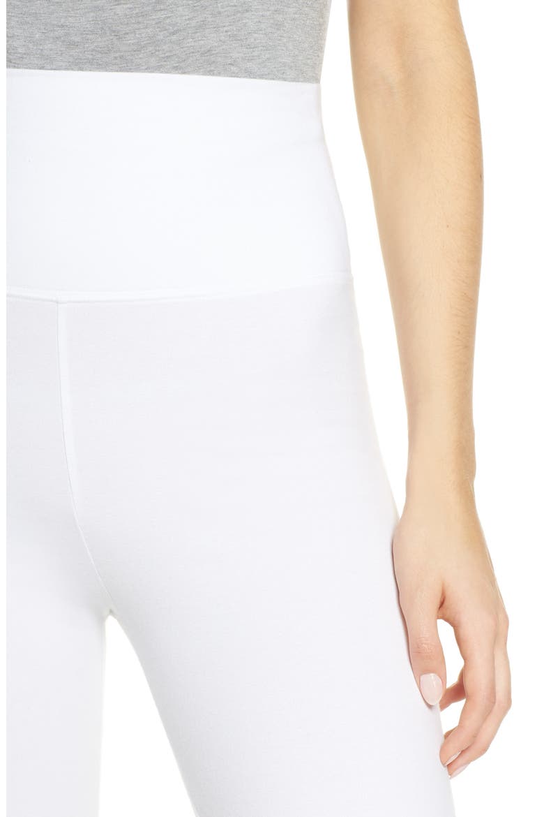 Go To High Waist Capri Leggings, Alternate, color, WHITE