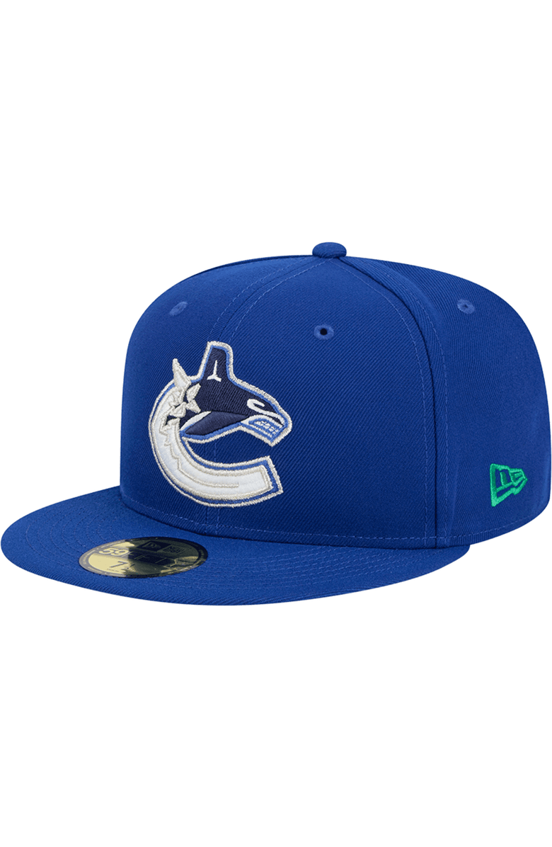 New Era Men's New Era Blue Vancouver Canucks Core 59FIFTY Fitted Hat, Alternate, color, Blue