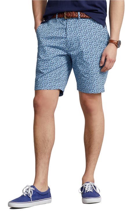 Stretch Cotton Golf Shorts