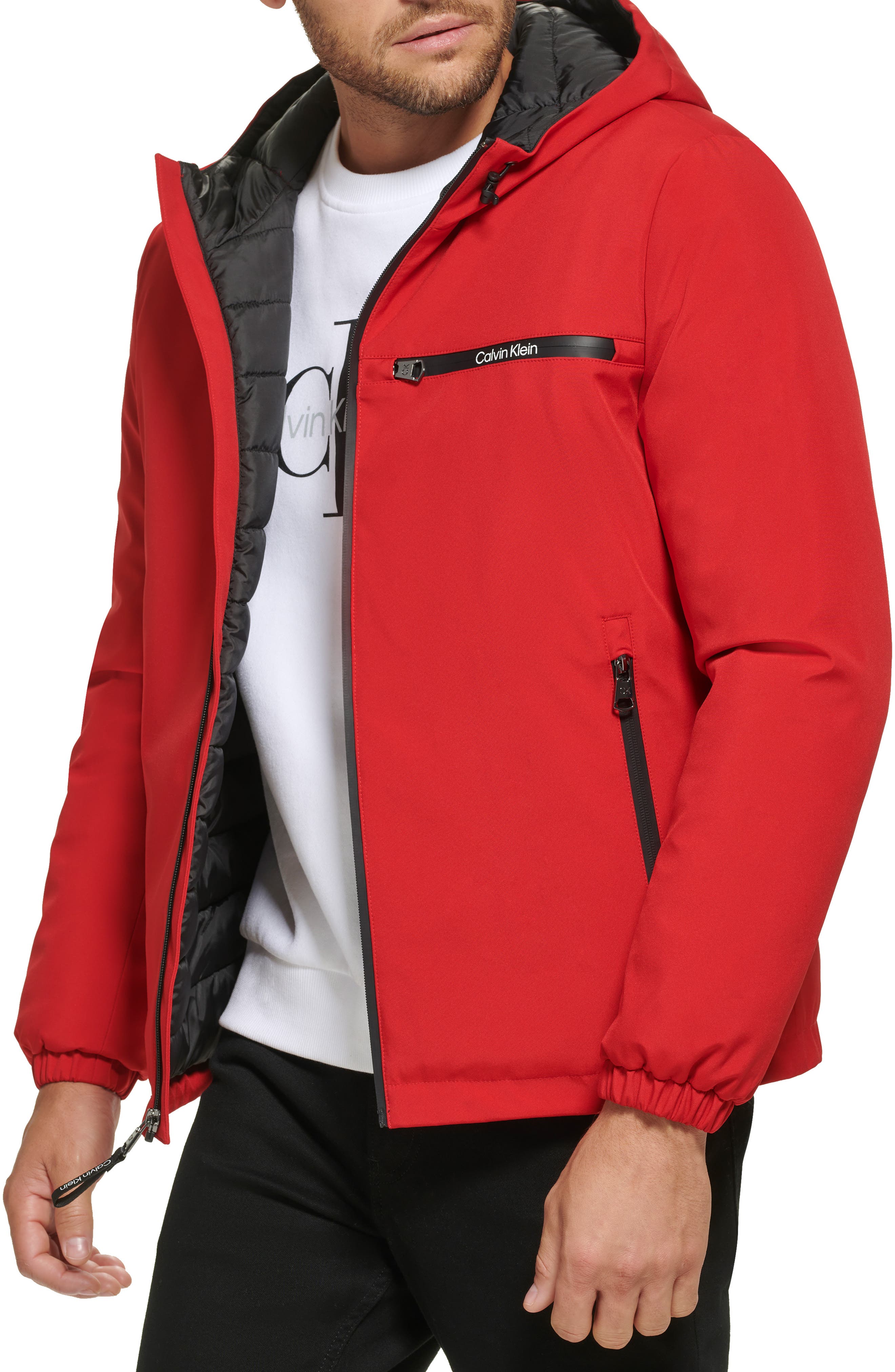 Calvin Klein Water Resistant Hooded Jacket