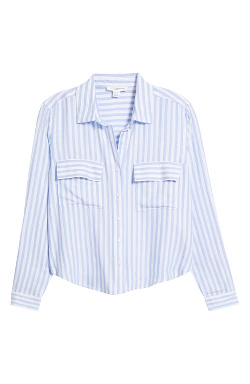 BEACHLUNCHLOUNGE BEACHLUNCHLOUNGE FALLON HIGH-LOW BUTTON-UP SHIRT 
