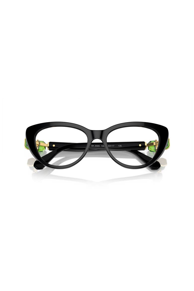 53mm Cat Eye optical glasses, Alternate, color, Black