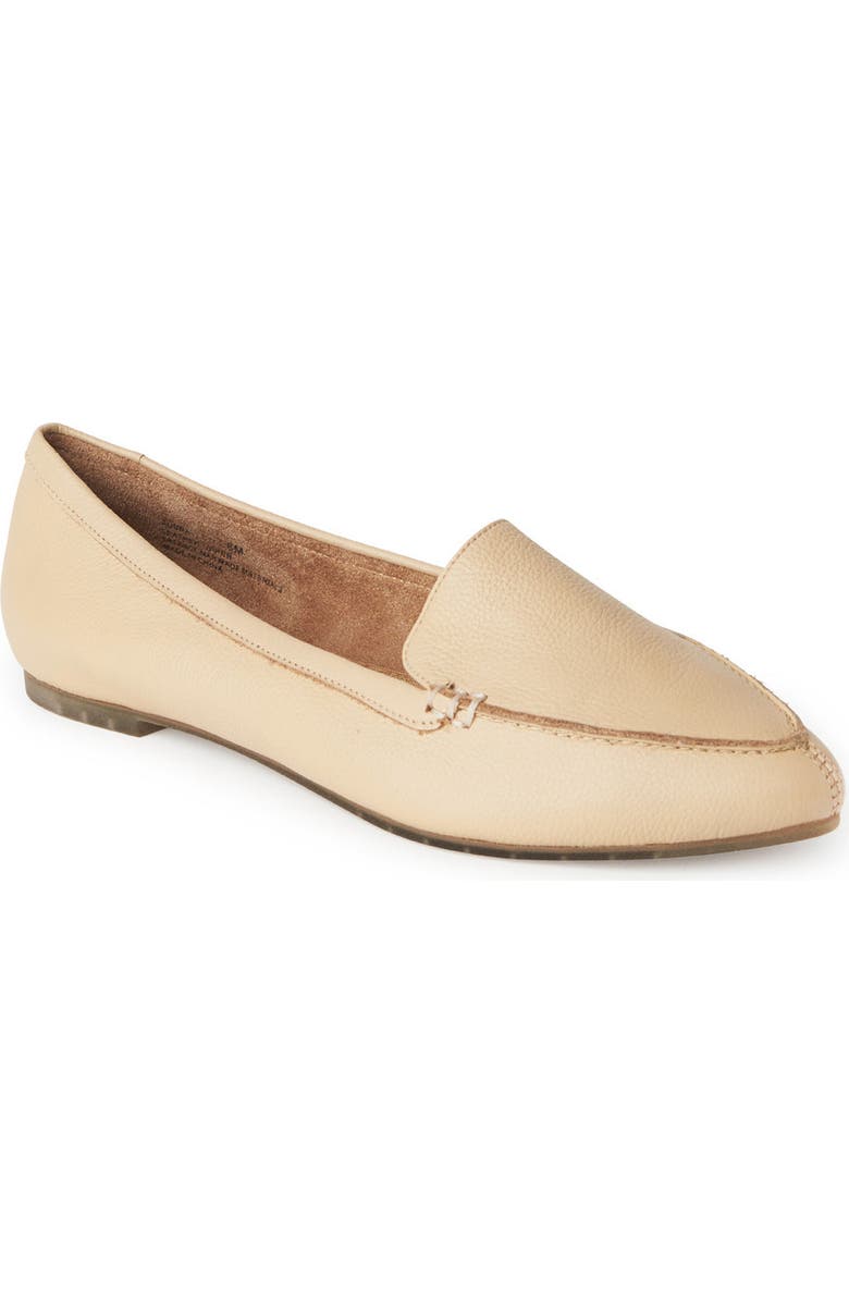 Me Too Audra Loafer Flat, Main, color, Yellow Leather