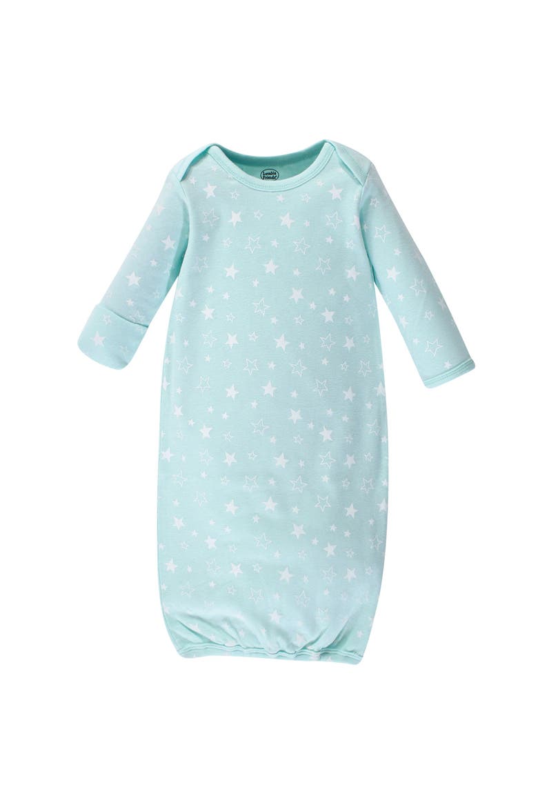 4Pk Interlock Gowns, Alternate, color, Basic Elephant