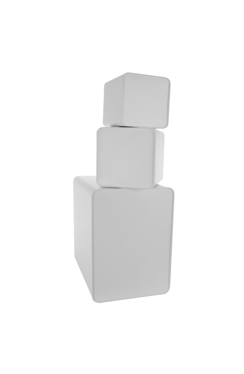 Megachef Kitchen Food Storage and Organization 5 Piece Canister Set, Alternate, color, White