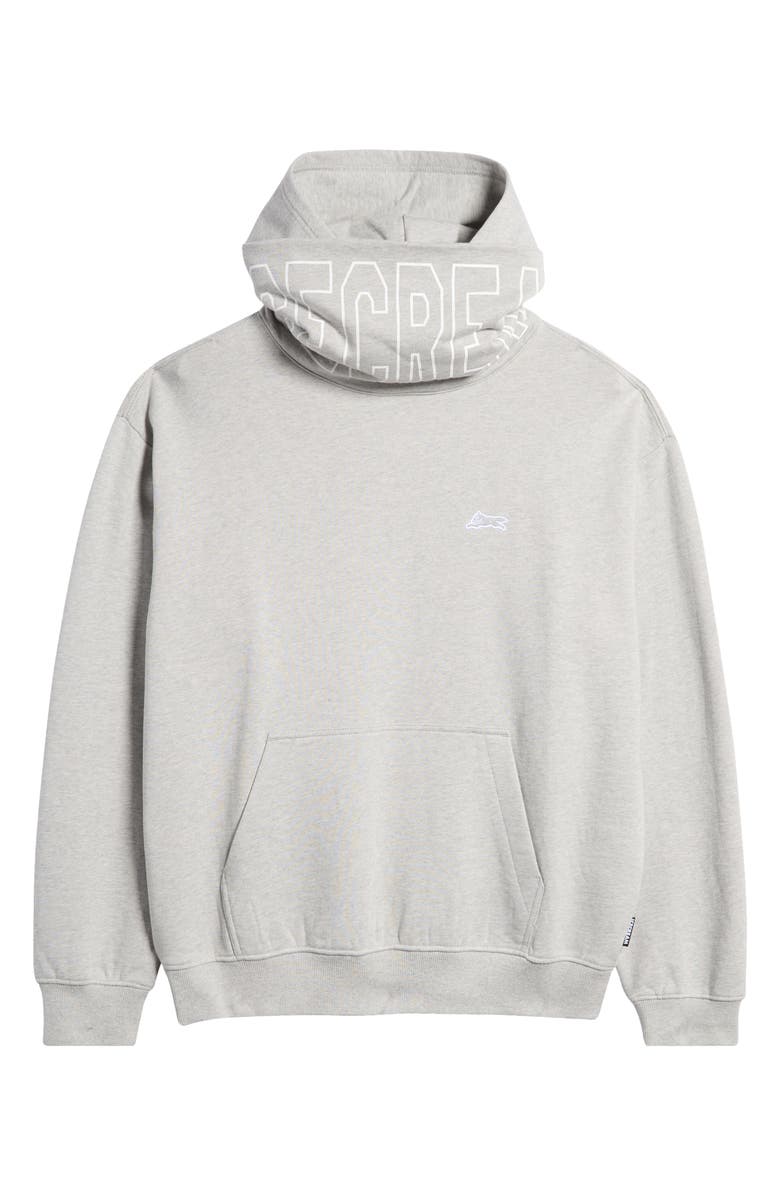 ICECREAM Covert Cotton Graphic Hoodie, Alternate, color, Heather Grey