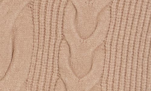 Cyrus Cable Knit Sweater Vest In Gold