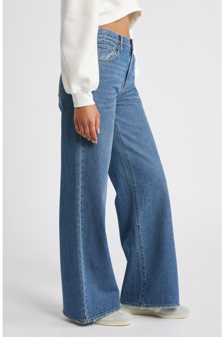 Lena Low Rise Super Baggy Wide Leg Jeans, Alternate, color, ALANA