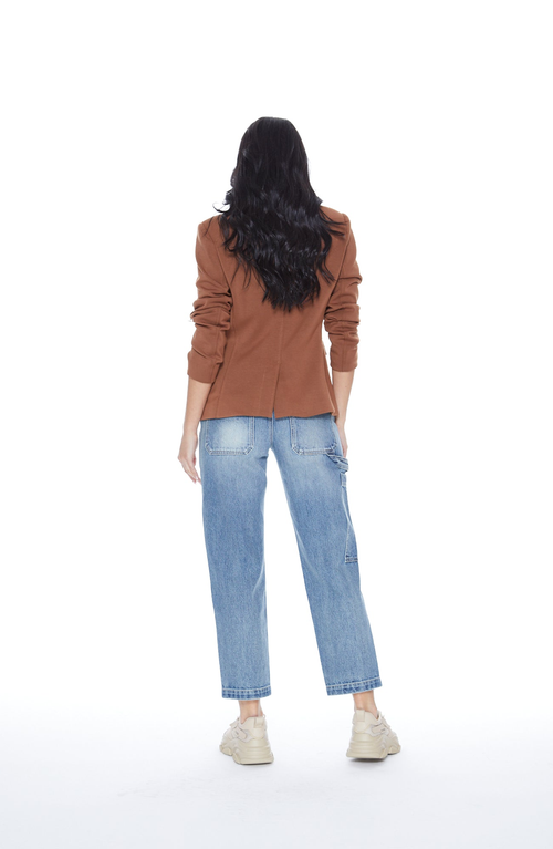 BLUE REVIVAL BLUE REVIVAL HELEN BLAZER WITH REMOVEABLE DENIM INSERT