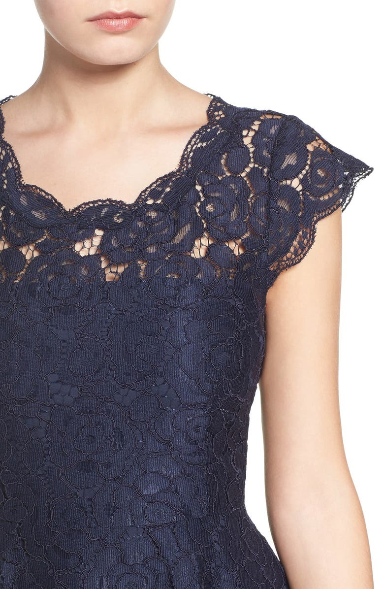 BB Dakota by Steve Madden BB Dakota Lace Fit & Flare Dress, Alternate, color,