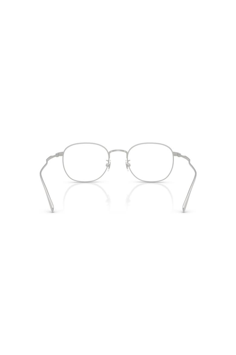 50mm Round optical glasses, Alternate, color, Silver