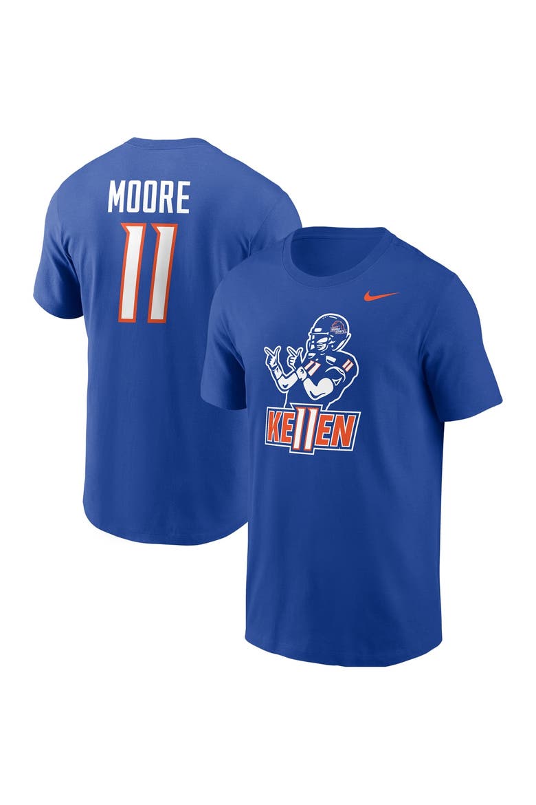 Men's Nike Kellen Moore Royal Boise State Broncos Ke11en Name & Number T-Shirt, Main, color, Royal