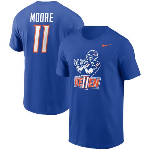 Men's Nike Kellen Moore Royal Boise State Broncos Ke11en Name & Number T-Shirt