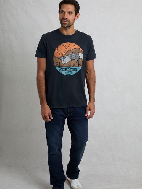 Foothills Front Print T-Shirt