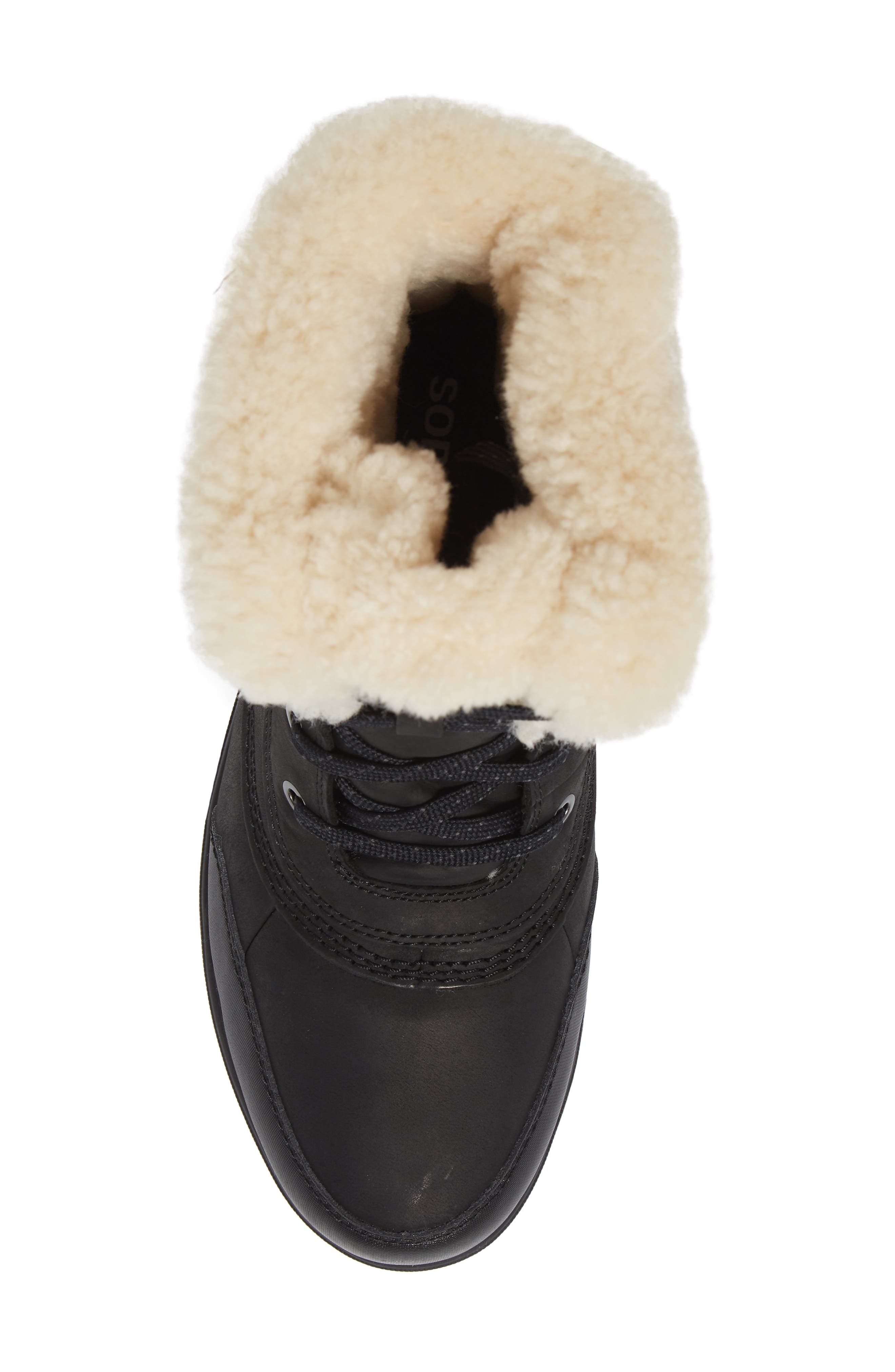 SOREL Tivoli IV Parc Genuine Shearling Trim Waterproof Boot, Alternate, color, 