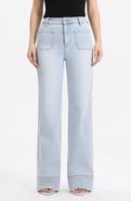 Bayeas High Waist Wide Leg Jeans