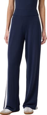 TravisMathew Cloud Terry Side Stripe Varsity Sweatpants