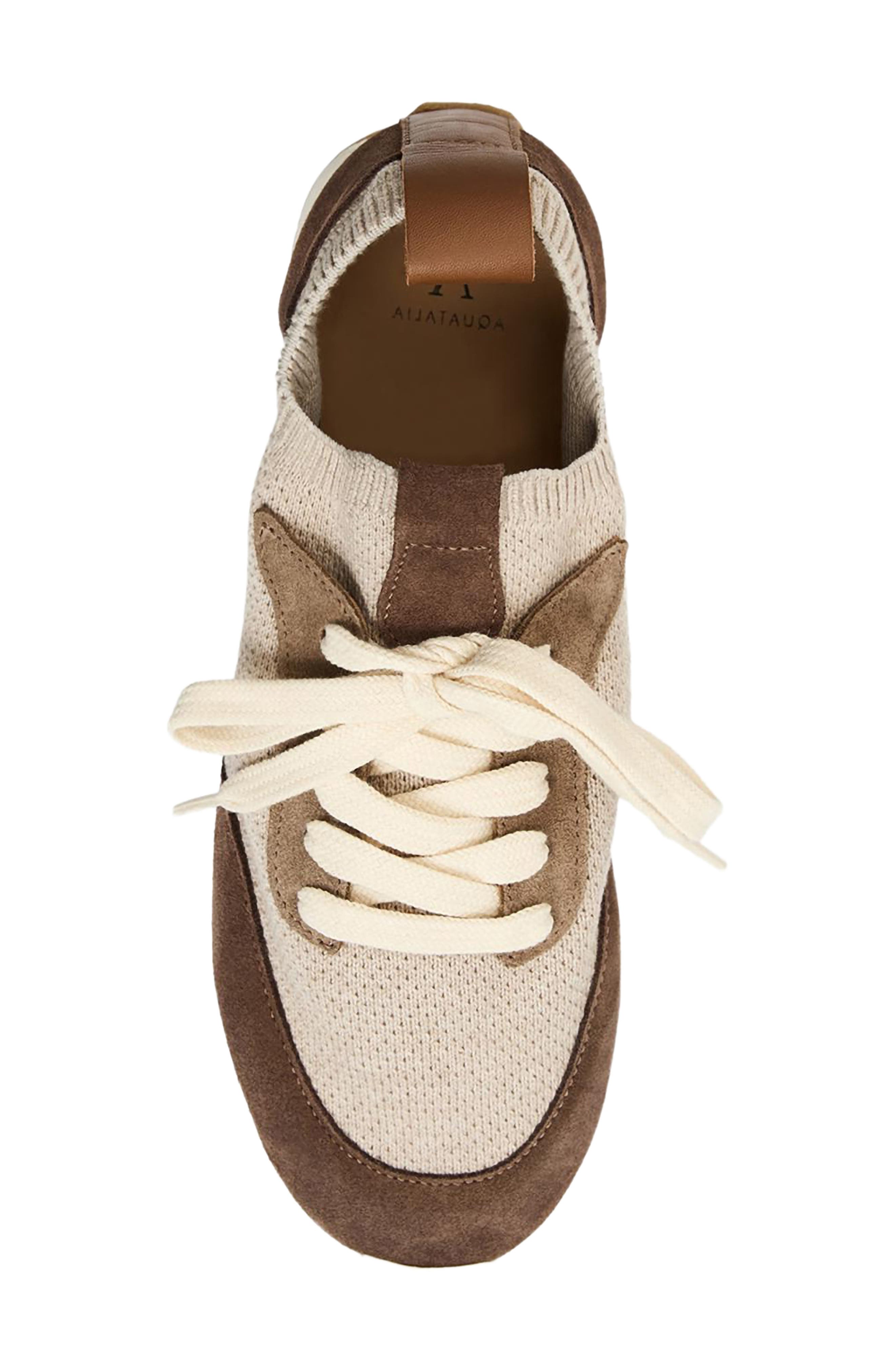 Rolo Knit Sneaker, Alternate, color, HEATHERED BROWN