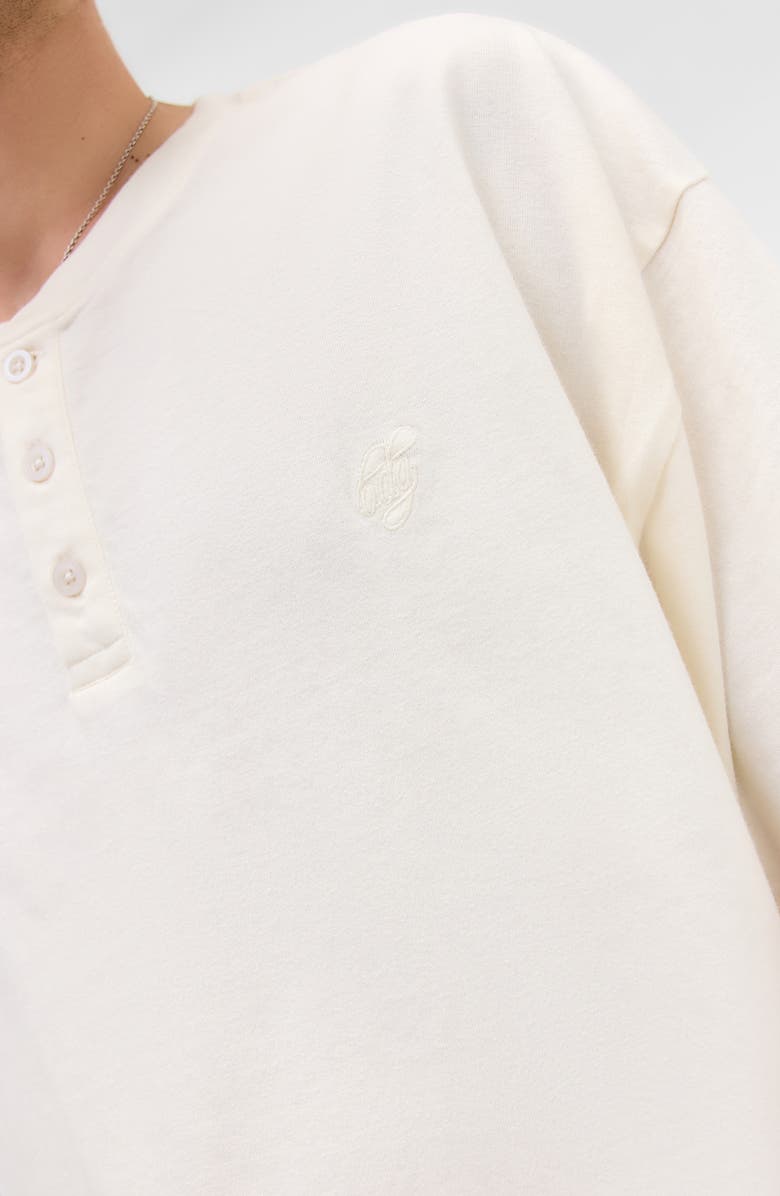 BDG Urban Outfitters Henley T-Shirt, Alternate, color, Ecru