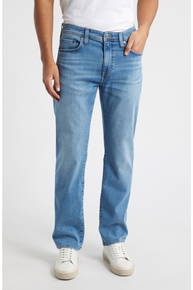 Straight Leg Jeans, Main, color, MED LIGHT WASH