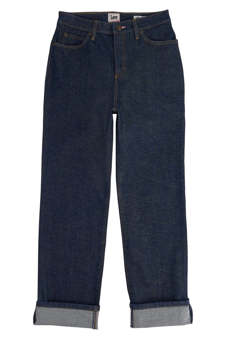 Marilyn High Waist Straight Leg Jeans, Alternate, color, RINSE