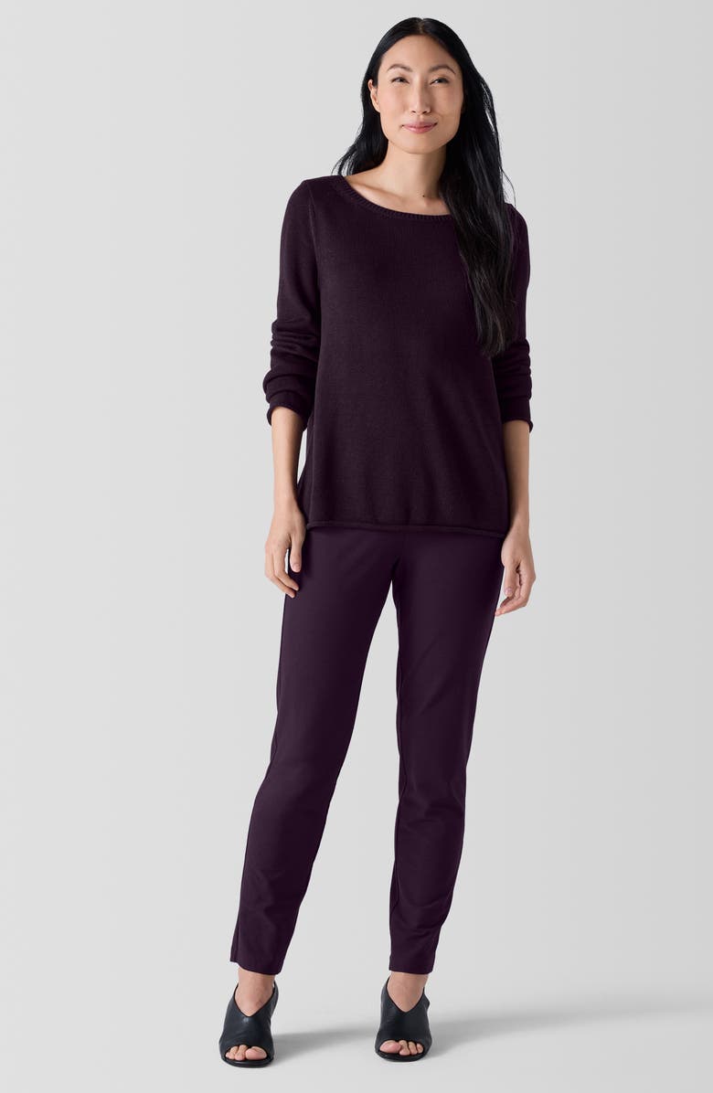 Eileen Fisher Slim Ankle Pants, Alternate, color, Violet