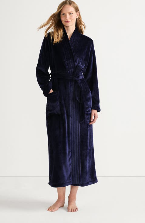 Cozy Plush Long Wrap Robe