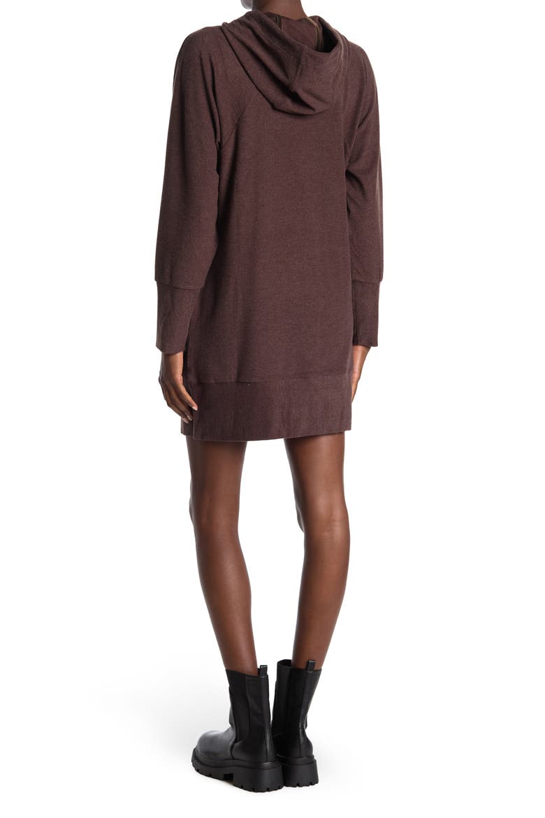Maisie Hooded Dress, Alternate, color, ESPRESSO
