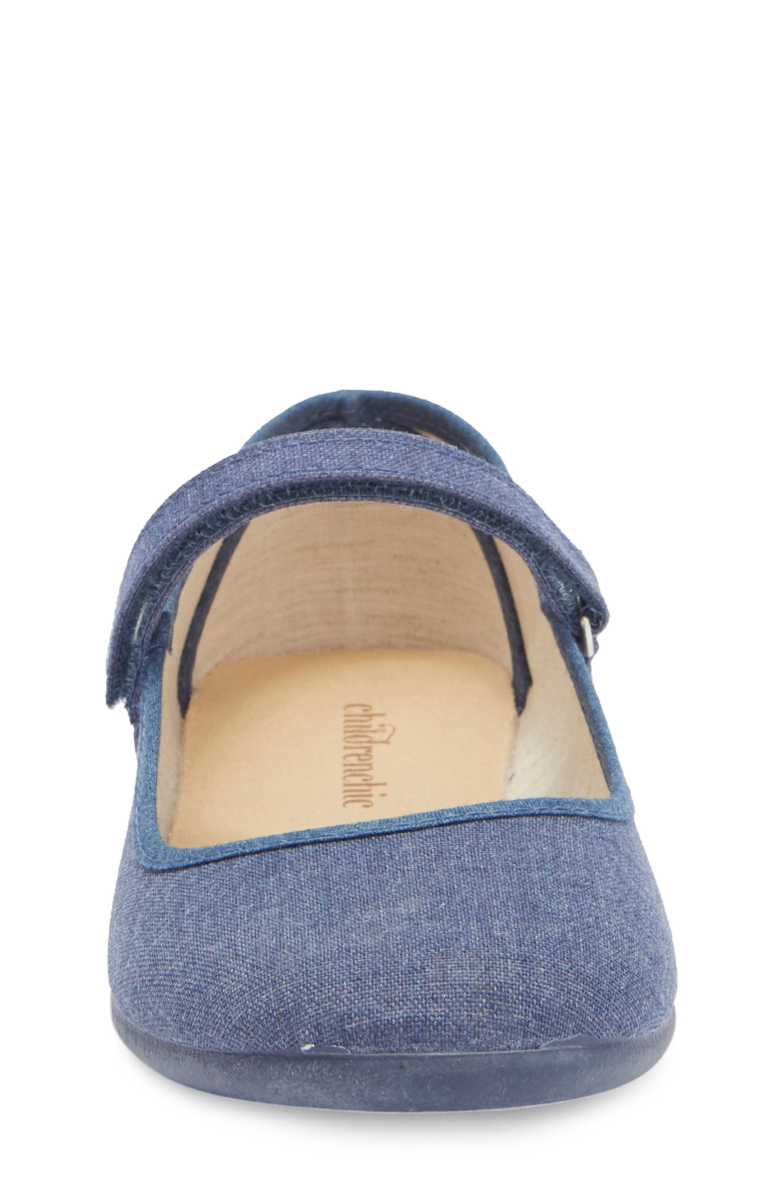 CHILDRENCHIC Kids
 Alma Mary Jane Flat, Alternate, color, Denim Blue