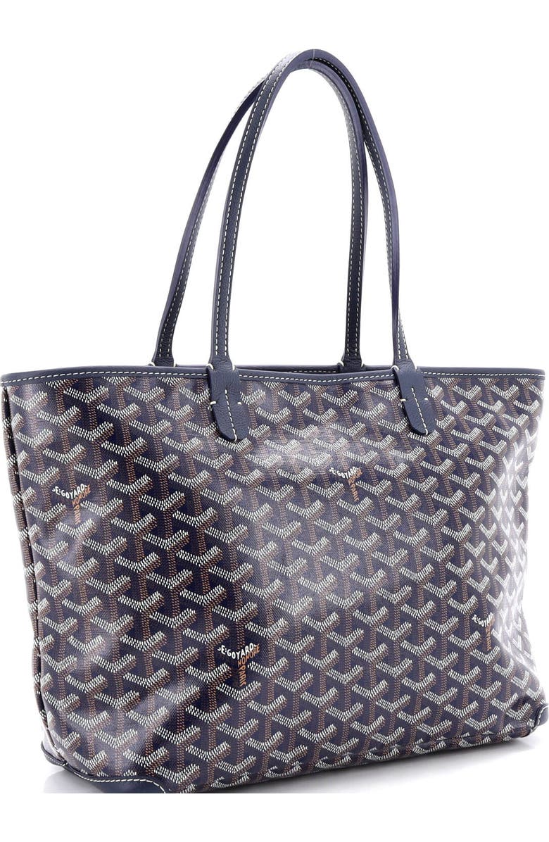 Pre-Owned Goyard Artois Tote Coated Canvas PM, Alternate, color, Blue