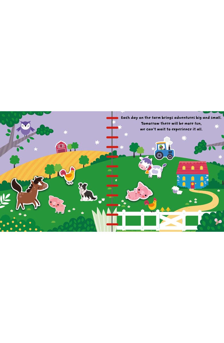 Buddy & Barney Reusable Silicone Sticker Book, Farm, Kids 3+, Alternate, color, Multicolored