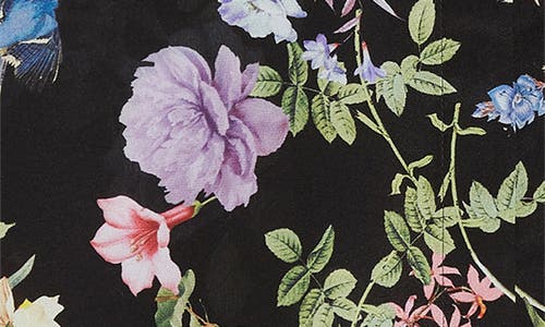 Alice And Olivia Alice + Olivia Floral Silk Button-up Shirt In Multi