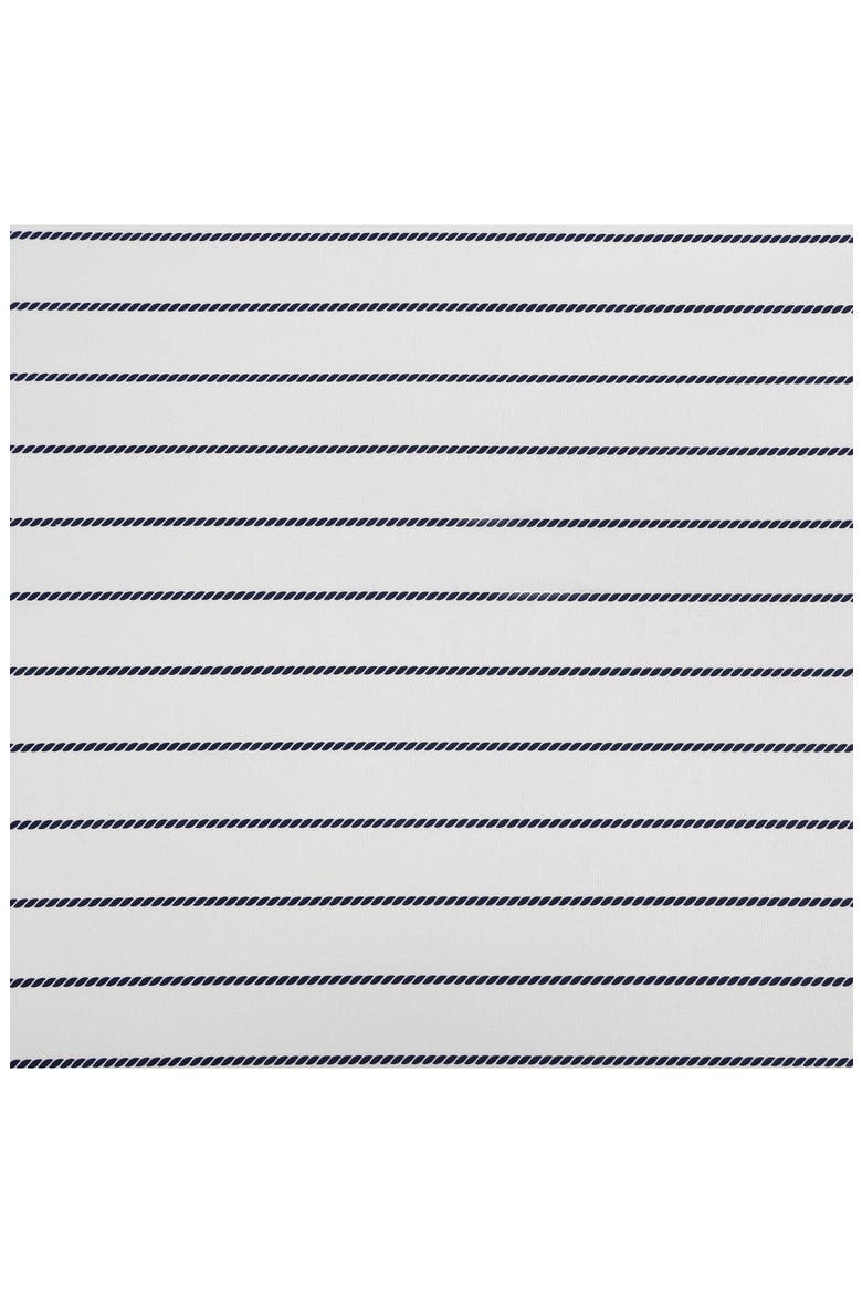 Rope Stripe Cotton Percale Sheet Set, Alternate, color, DARK BLUE