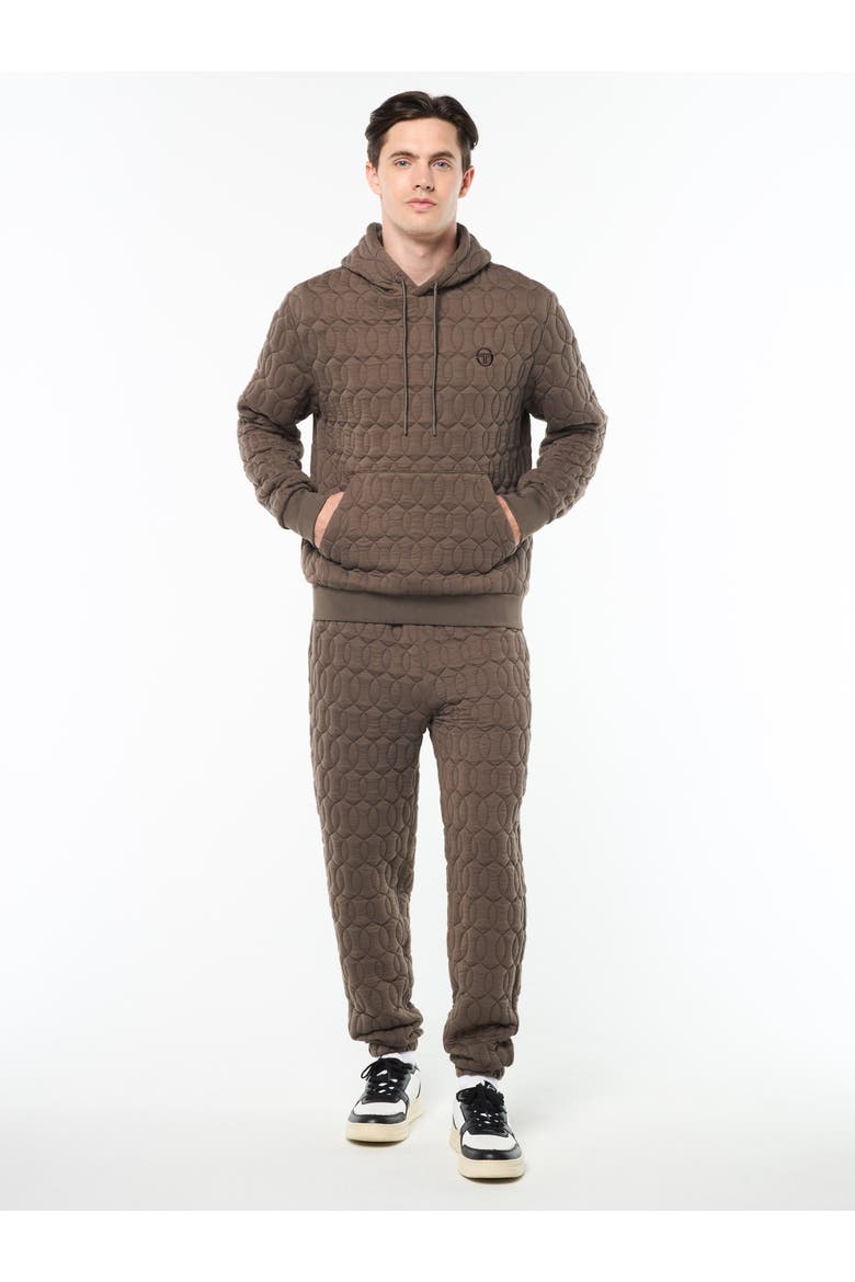 Aversa Quilted Hoodie, Alternate, color, MOREL