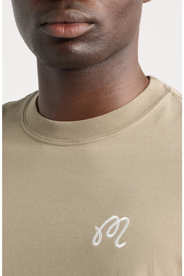 Bermuda Palms Graphic Cotton T-Shirt, Alternate, color, TAUPE