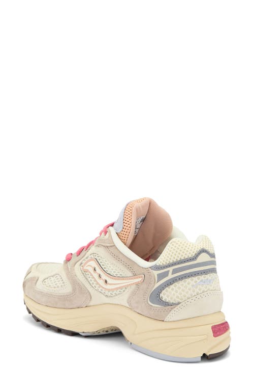Saucony Grid Jazz 9 Sneaker In Vanilla/grey Crafted Capsule